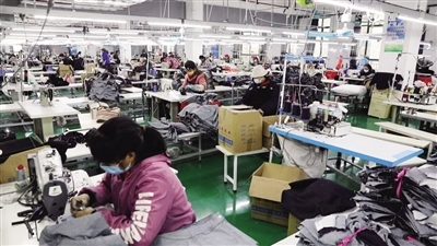湘南紡織基地牛仔服飾企業(yè)全面復(fù)工，日用品銷售同步回暖